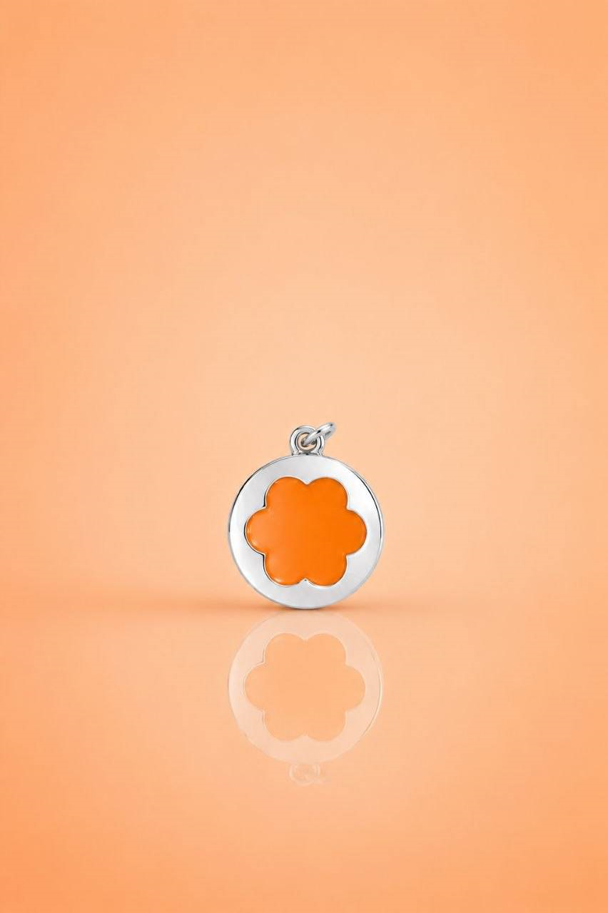 آویز گل میناکاری